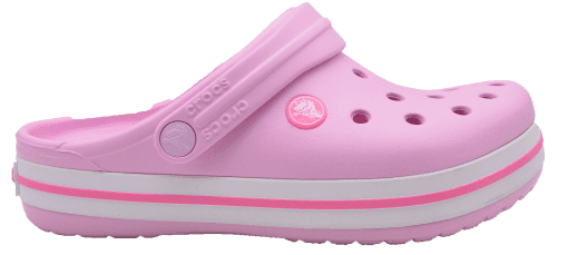 pink unisex kids crocs