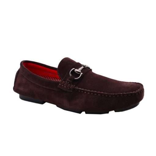 Coffee Suede Loafers
